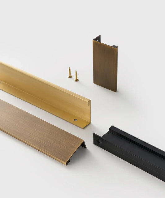 VISTRO Solid Brass Edge Pull Handle