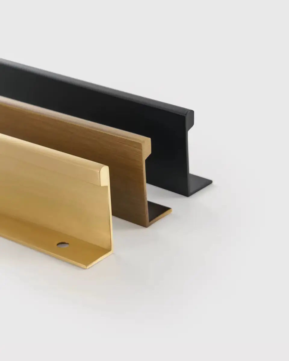 VISTRO Solid Brass Edge Pull Handle