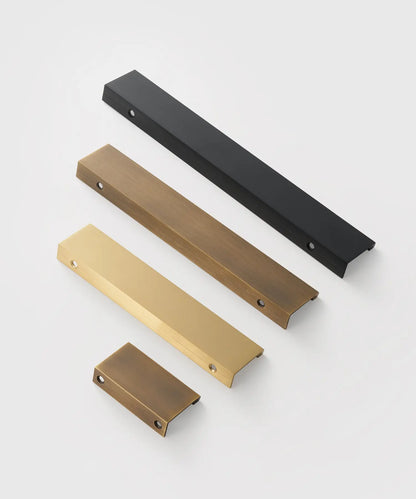 VISTRO Solid Brass Edge Pull Handle