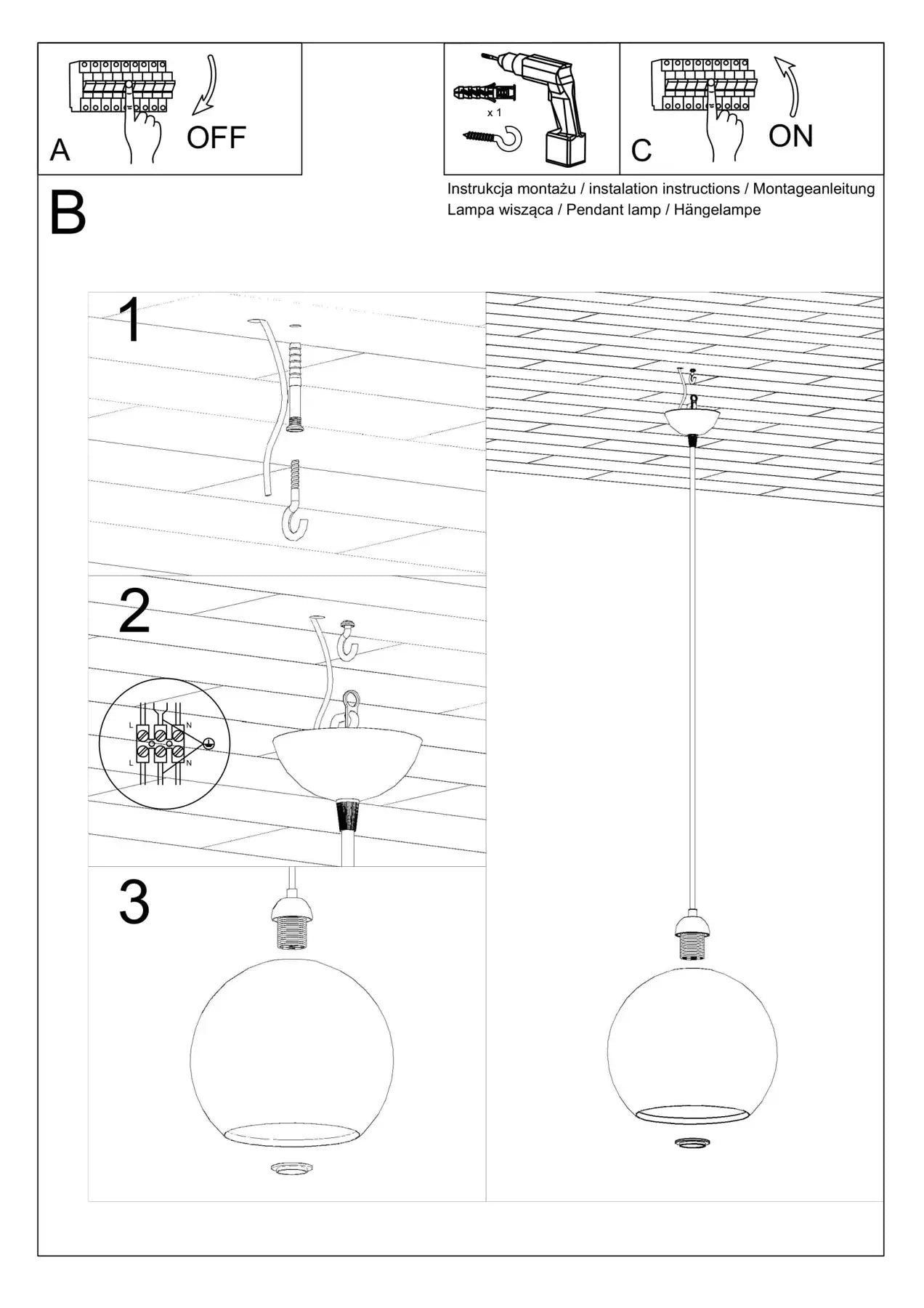 BALL Pendant Light