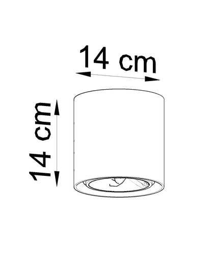 CULLO Concrete Ceiling Light