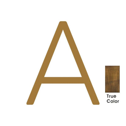 DARCY Hammered Antique Brass House Letters