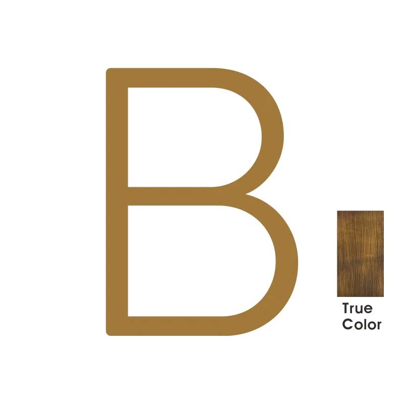 DARCY Hammered Antique Brass House Letters