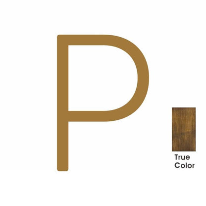 DARCY Hammered Antique Brass House Letters