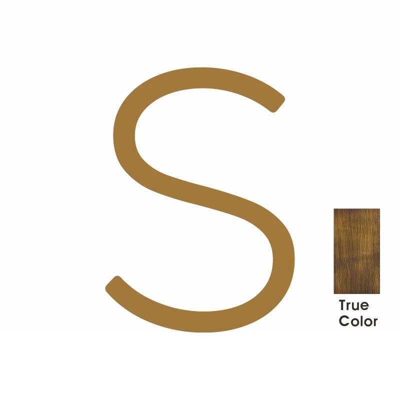DARCY Hammered Antique Brass House Letters