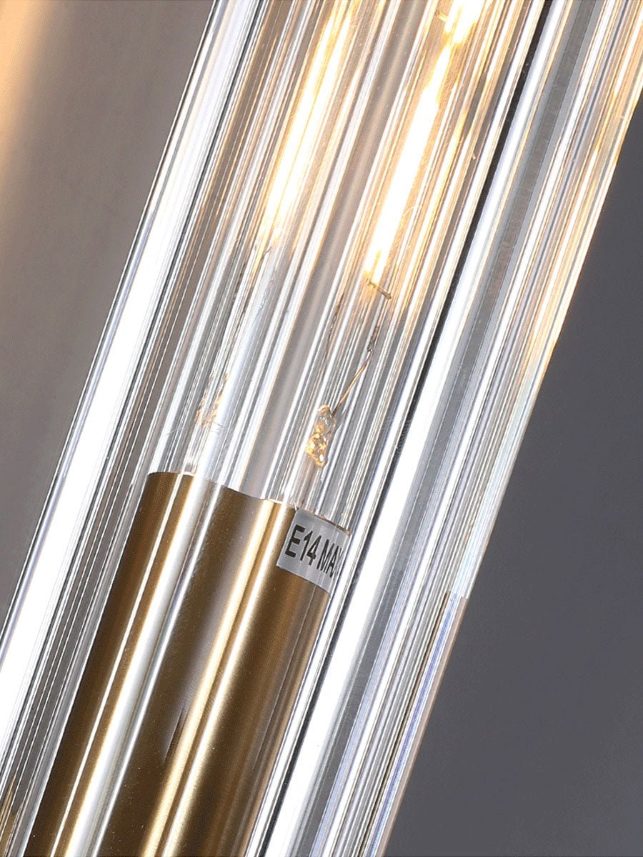 EDIRE Brass and Glass Wall Light