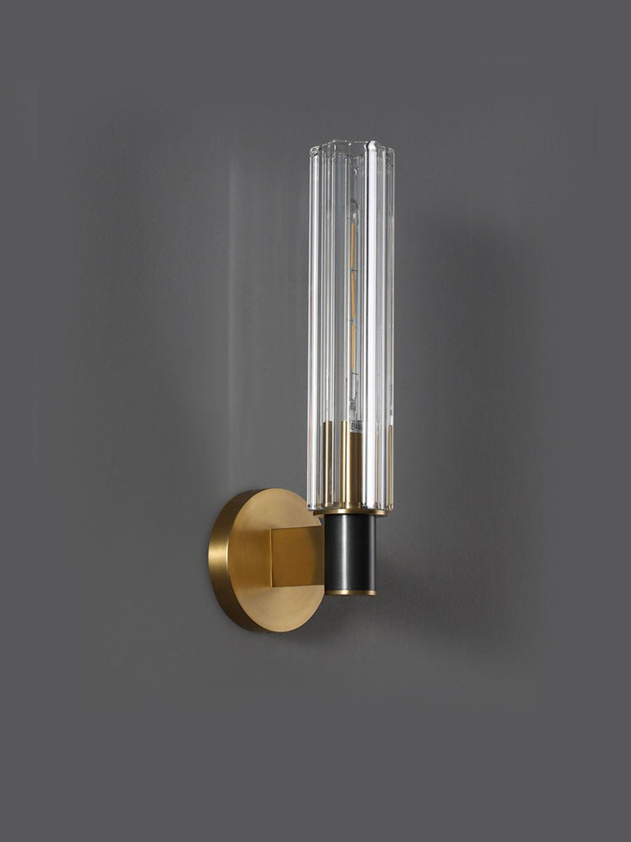 EDIRE Brass and Glass Wall Light