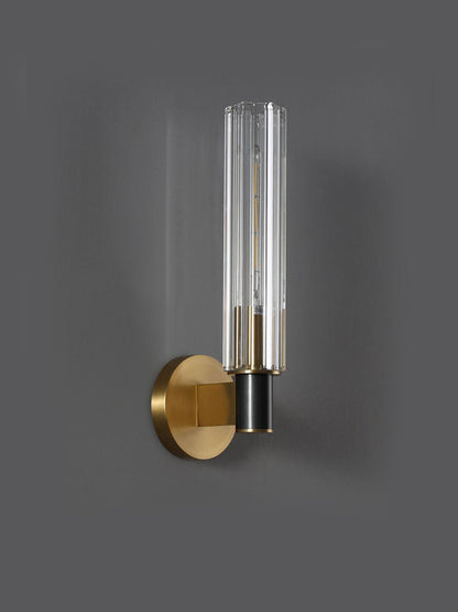 EDIRE Brass and Glass Wall Light