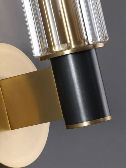 EDIRE Brass and Glass Wall Light
