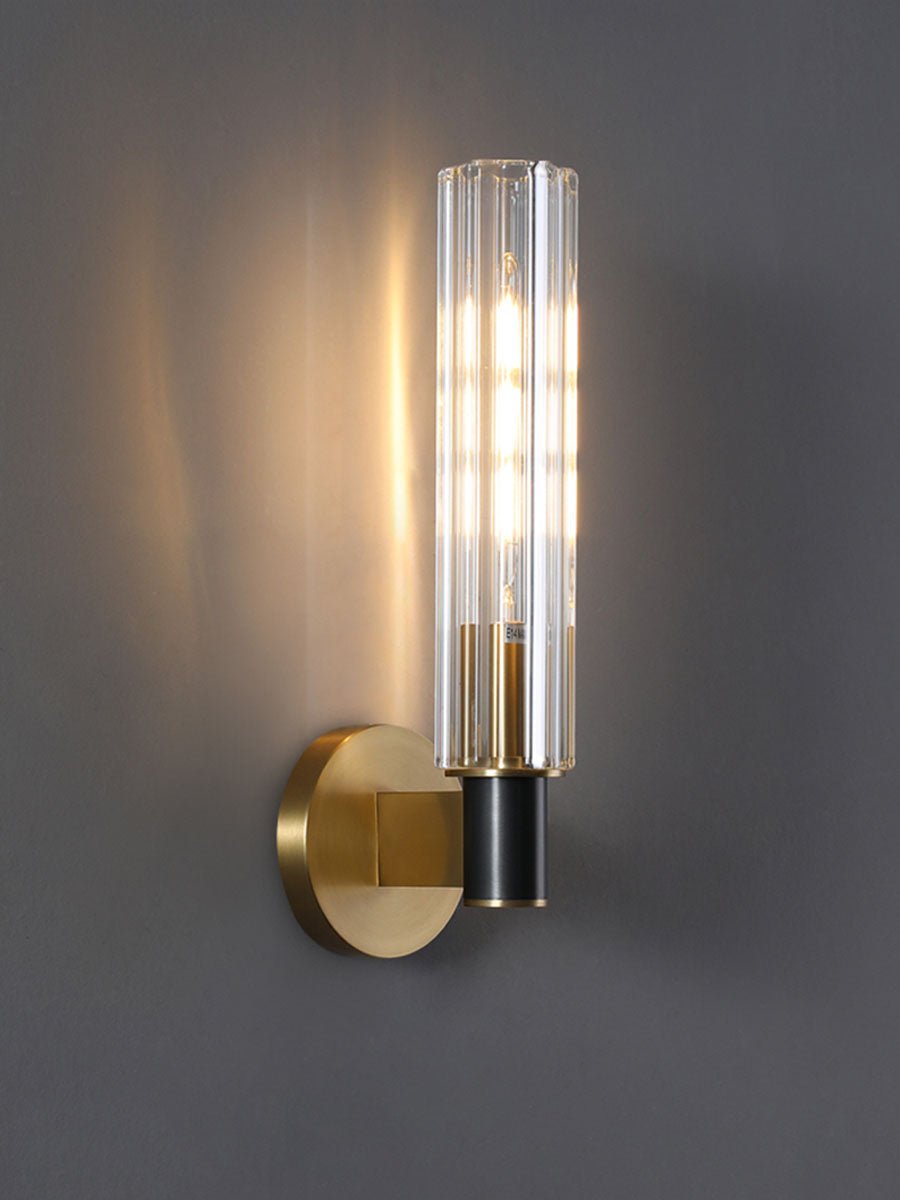 EDIRE Brass and Glass Wall Light