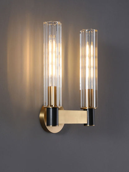 EDIRE Brass and Glass Wall Light