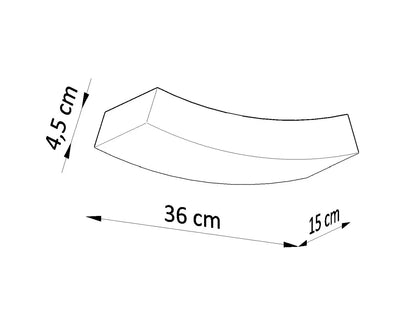 HATTOR Ceramic Wall Light