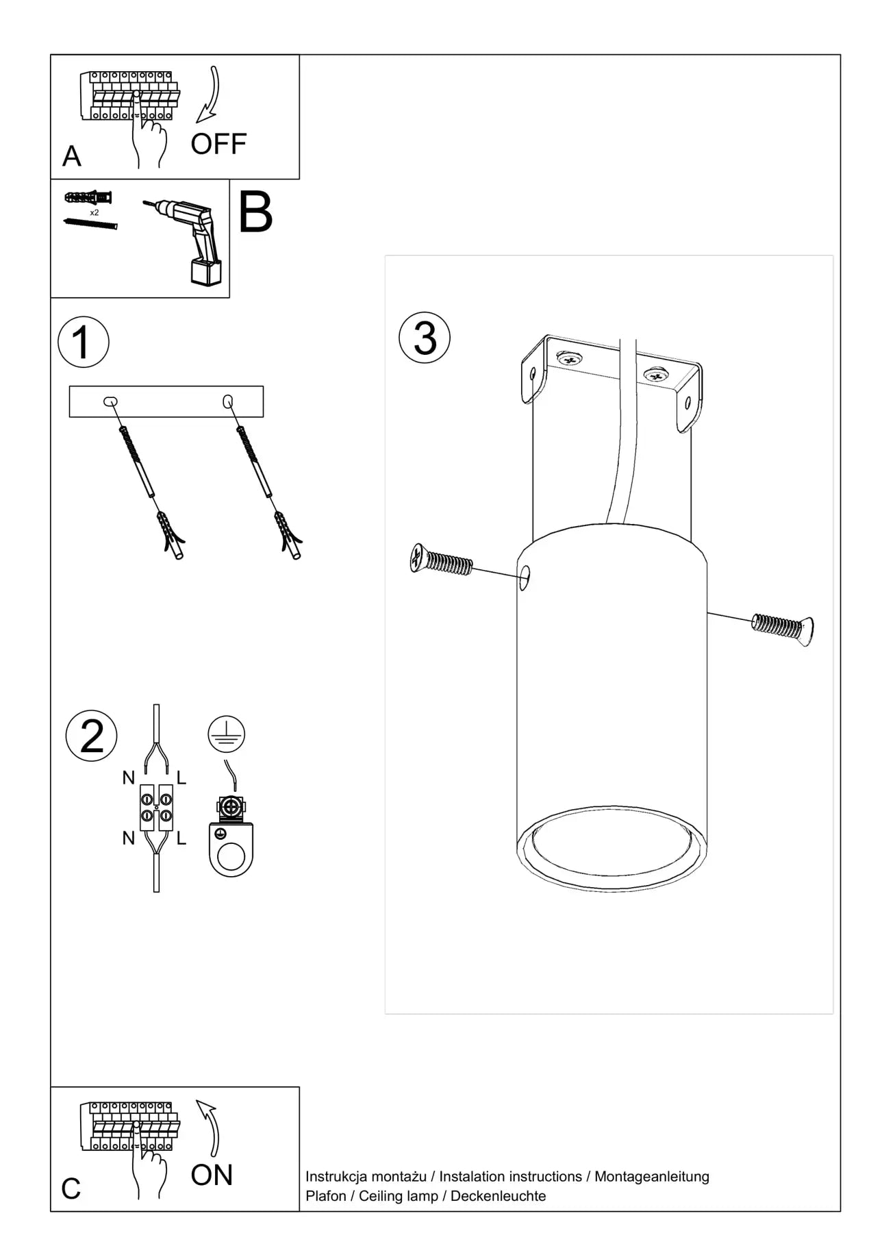 LAGOS Ceiling Light