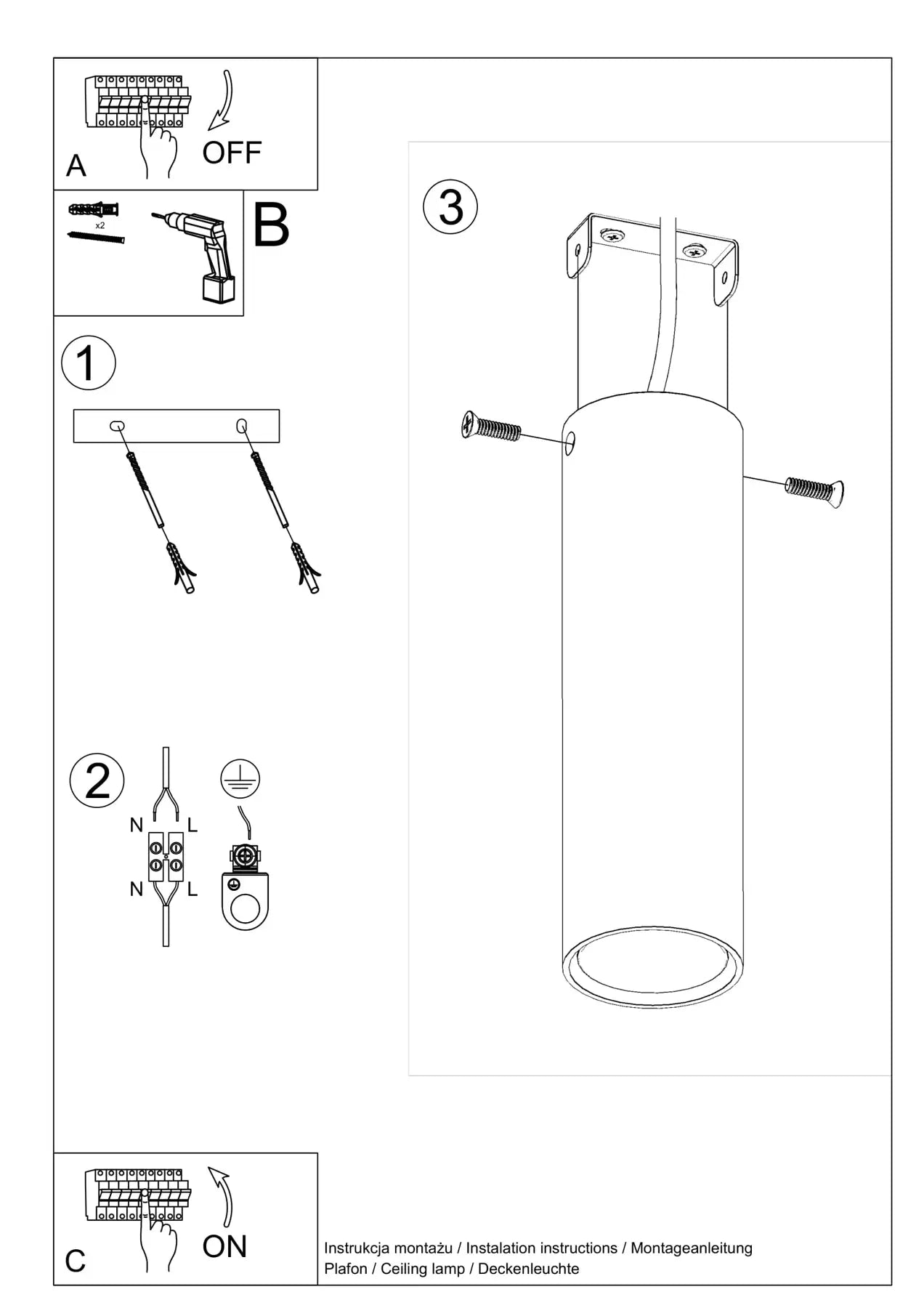 LAGOS Ceiling Light
