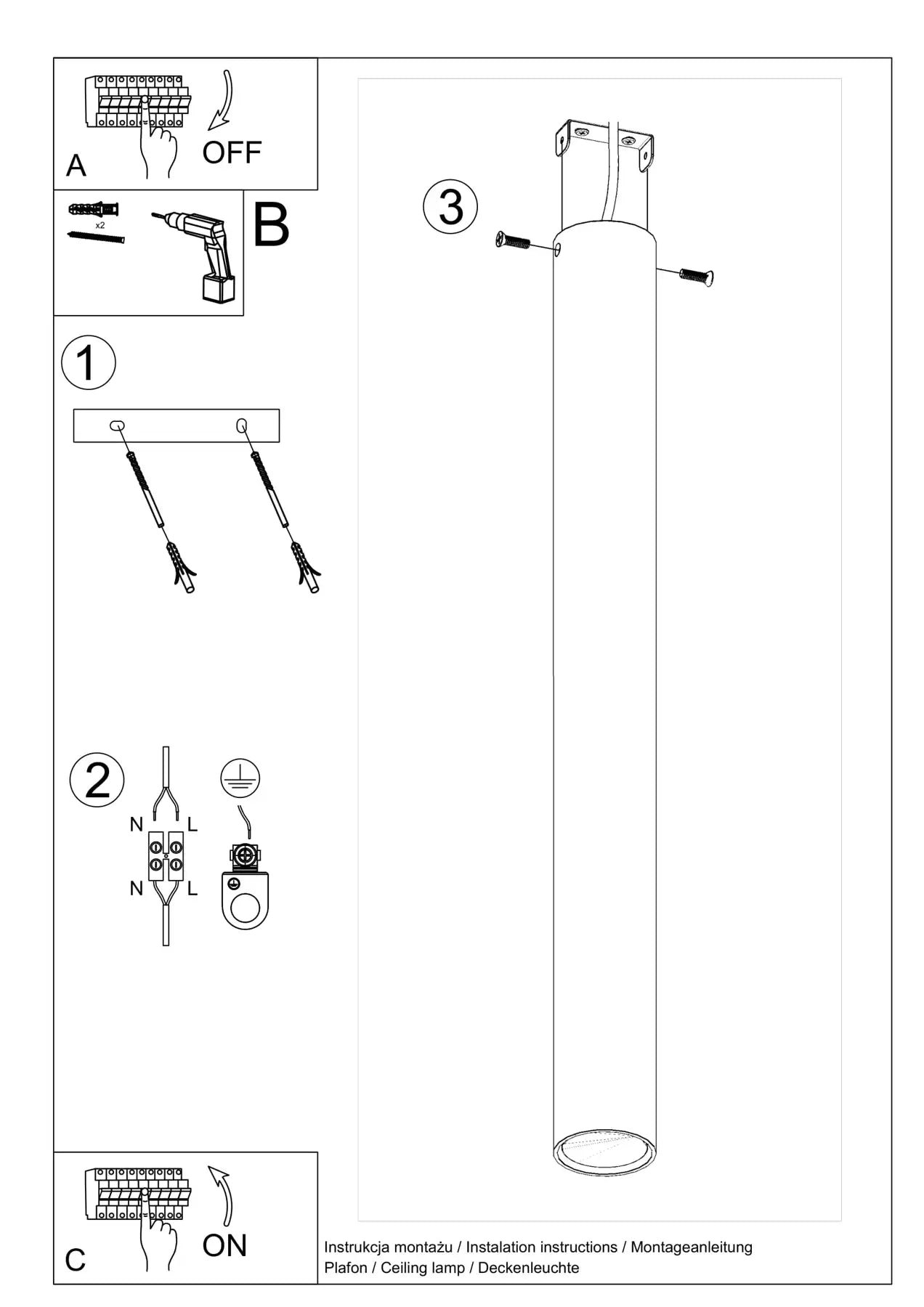 LAGOS Ceiling Light
