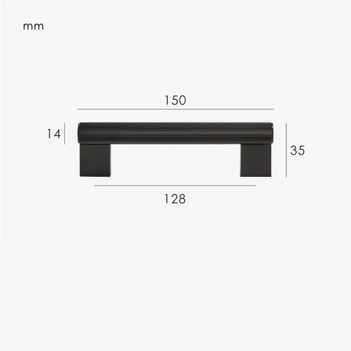 LORVEN Solid Brass Kitchen & Cabinet Handle
