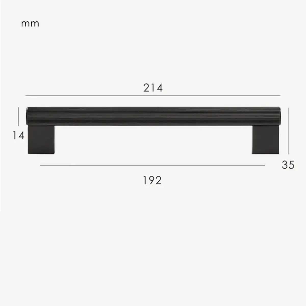 LORVEN Solid Brass Kitchen & Cabinet Handle