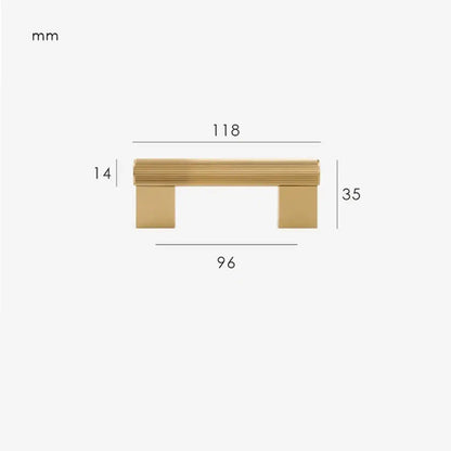 LORVEN Solid Brass Kitchen & Cabinet Handle