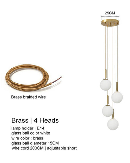 LUNA Glass Pendant Light