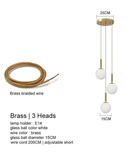 LUNA Glass Pendant Light