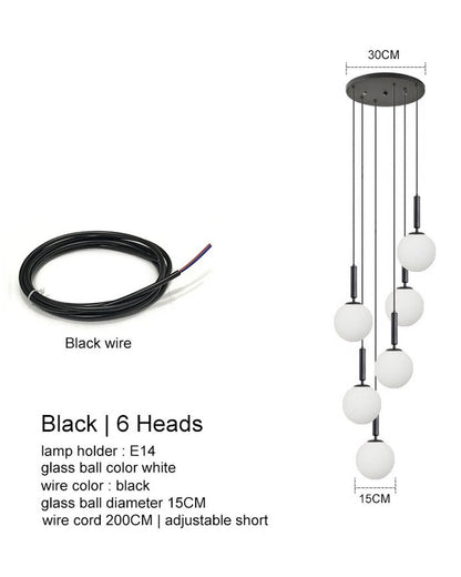 LUNA Glass Pendant Light