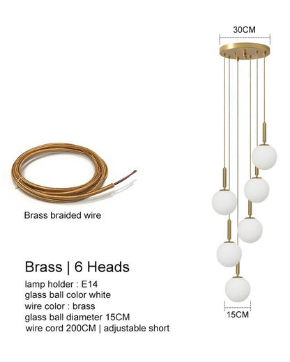 LUNA Glass Pendant Light