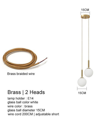 LUNA Glass Pendant Light