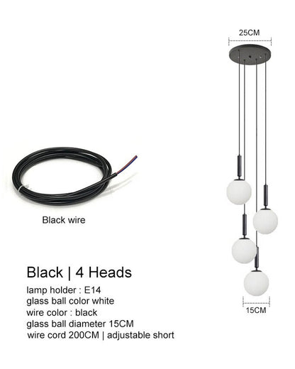 LUNA Glass Pendant Light