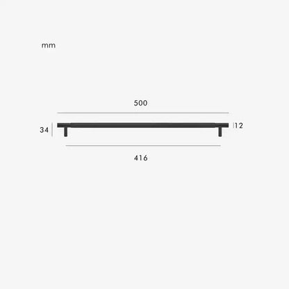 MID Knurled Solid Brass Kitchen & Cabinet Handle