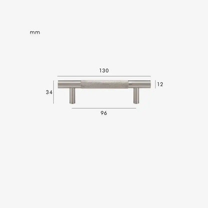 MID Knurled Solid Brass Kitchen & Cabinet Handle