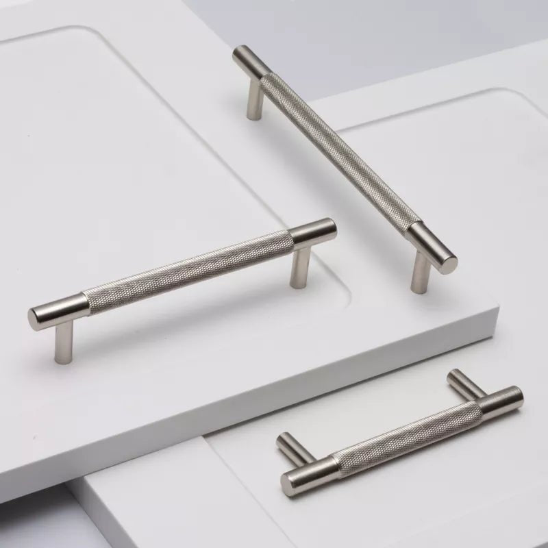 MID Knurled Solid Brass Kitchen & Cabinet Handle