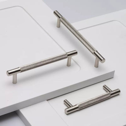 MID Knurled Solid Brass Kitchen & Cabinet Handle