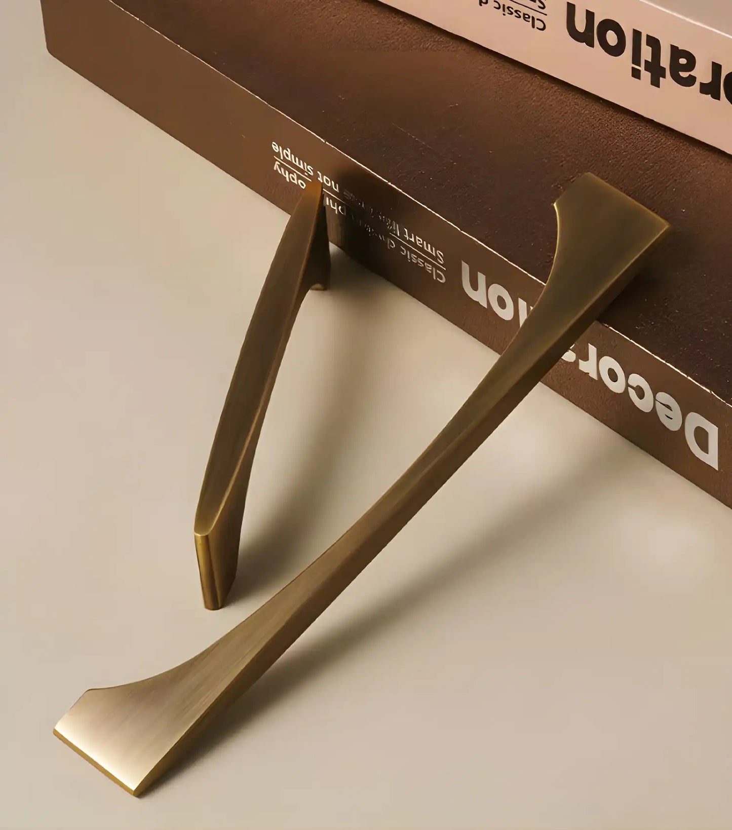 NORDIC Solid Brass Slim Kitchen & Cabinet Handle