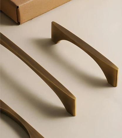 NORDIC Solid Brass Slim Kitchen & Cabinet Handle