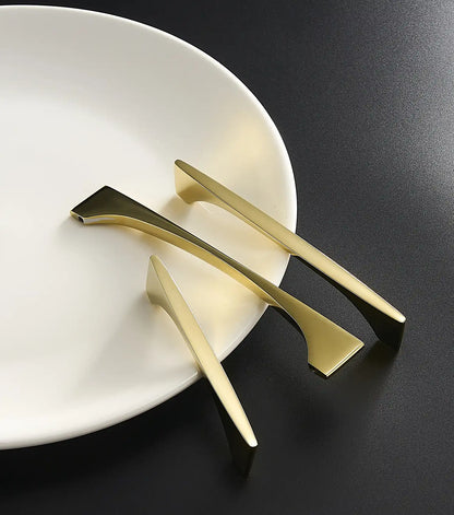 NORDIC Solid Brass Slim Kitchen & Cabinet Handle