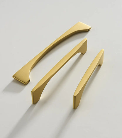 NORDIC Solid Brass Slim Kitchen & Cabinet Handle