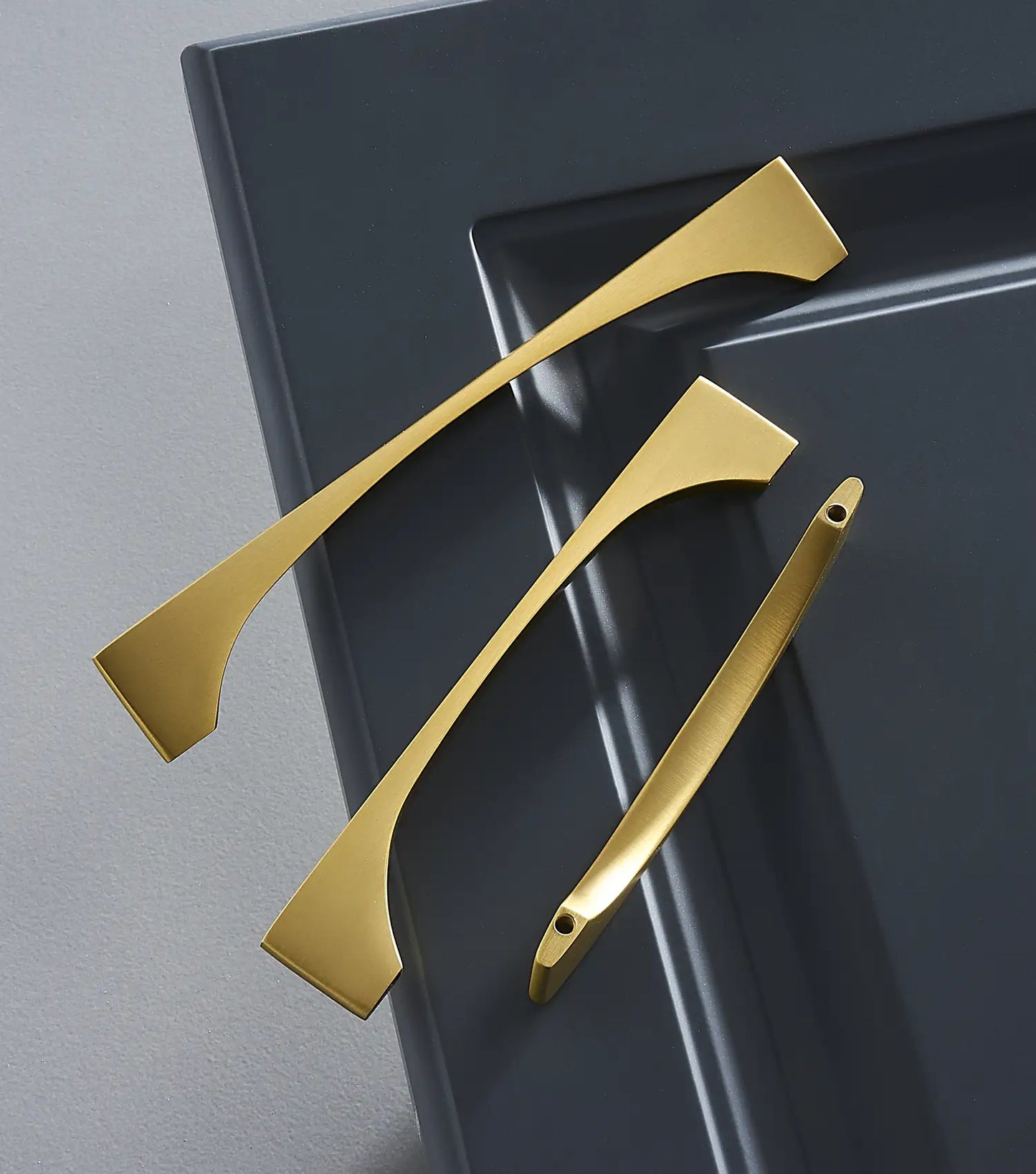 NORDIC Solid Brass Slim Kitchen & Cabinet Handle