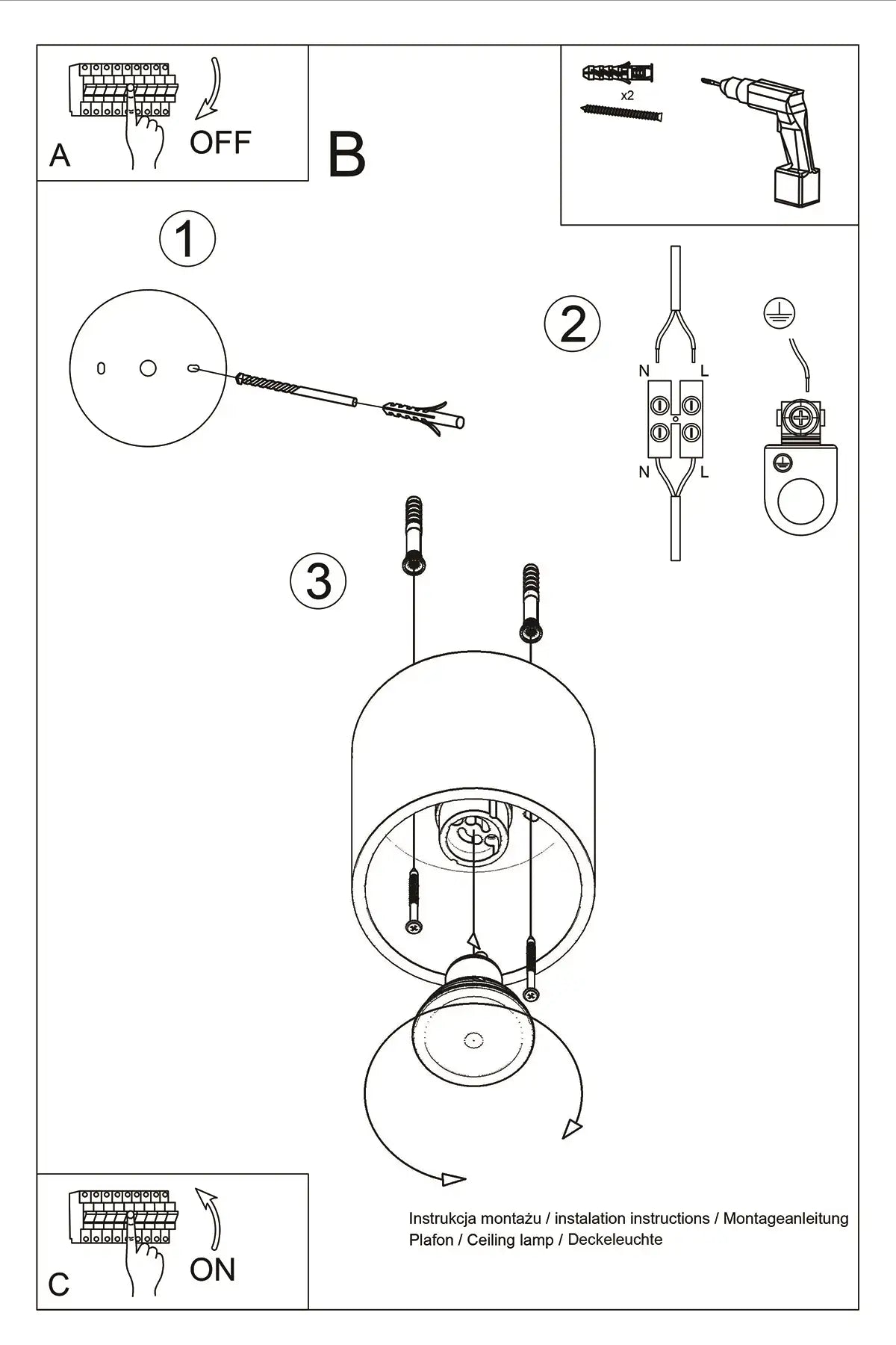 ORBIS Ceiling Light