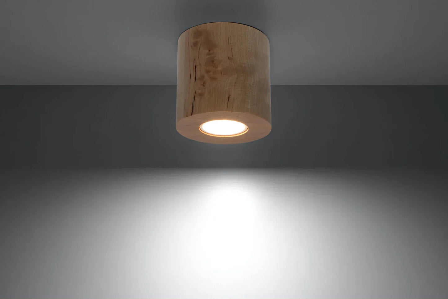 ORBIS Natural Wood Ceiling Light