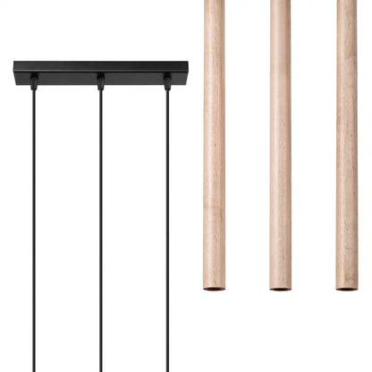 PASTELO Natural Wood Pendant Light