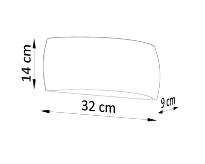 PONTIUS Ceramic Wall Light