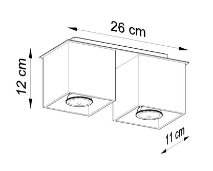 QUAD Ceiling Light