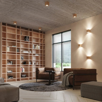 QUAD Natural Wood Wall Light