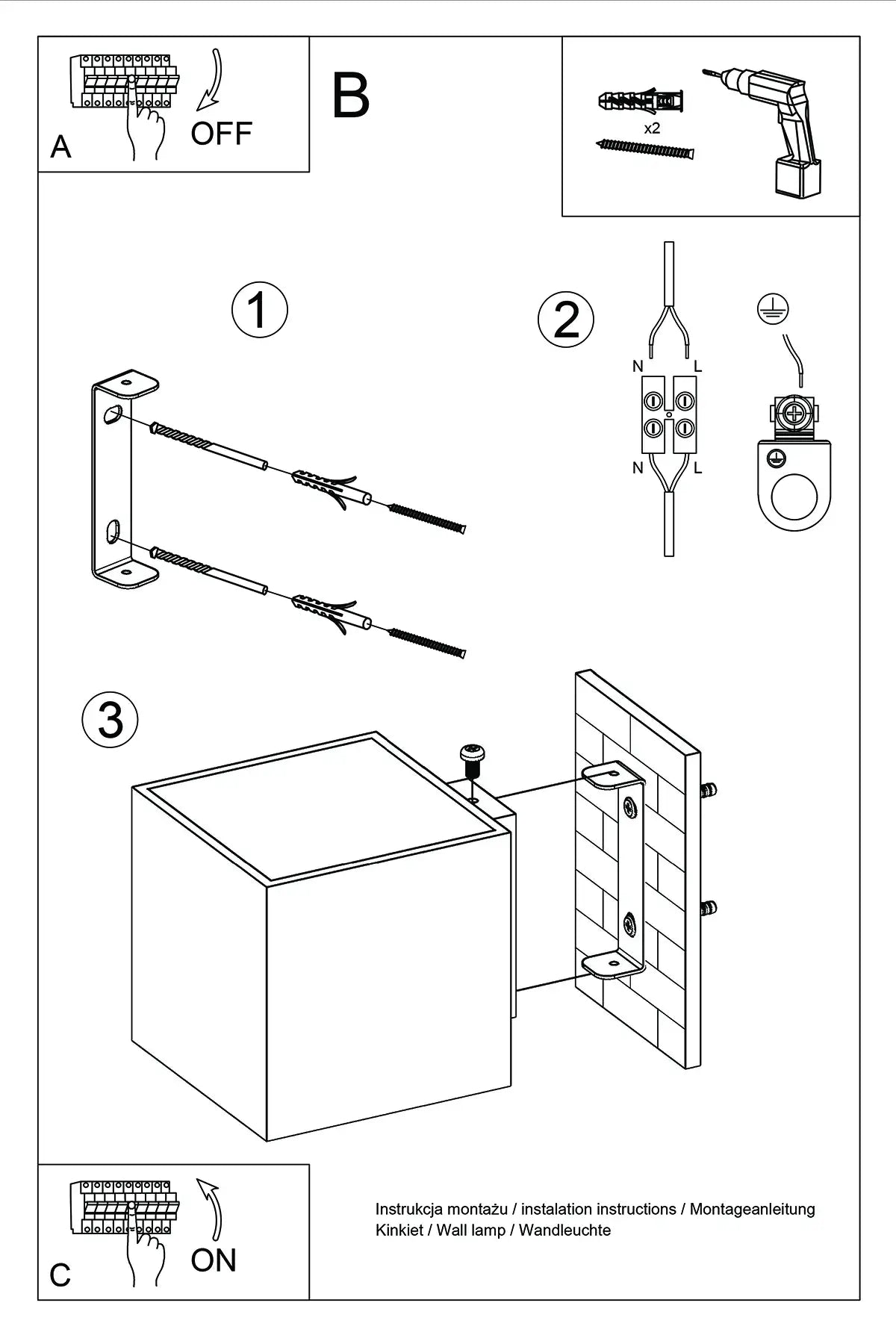 QUAD Wall Light