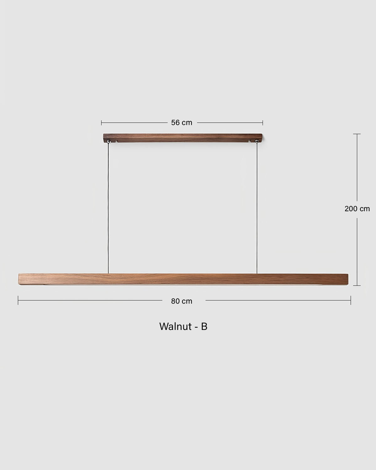 TRONCO Real Wood Pendant LED Light