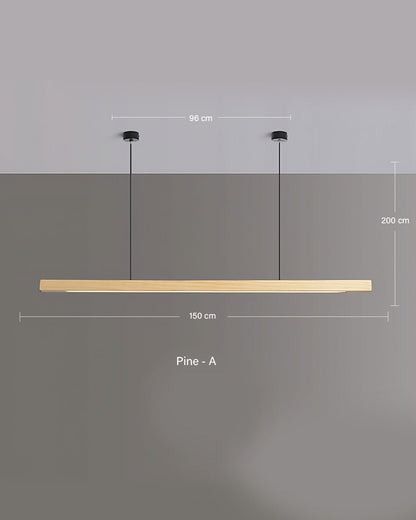 TRONCO Real Wood Pendant LED Light