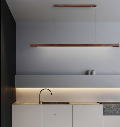 TRONCO Real Wood Pendant LED Light