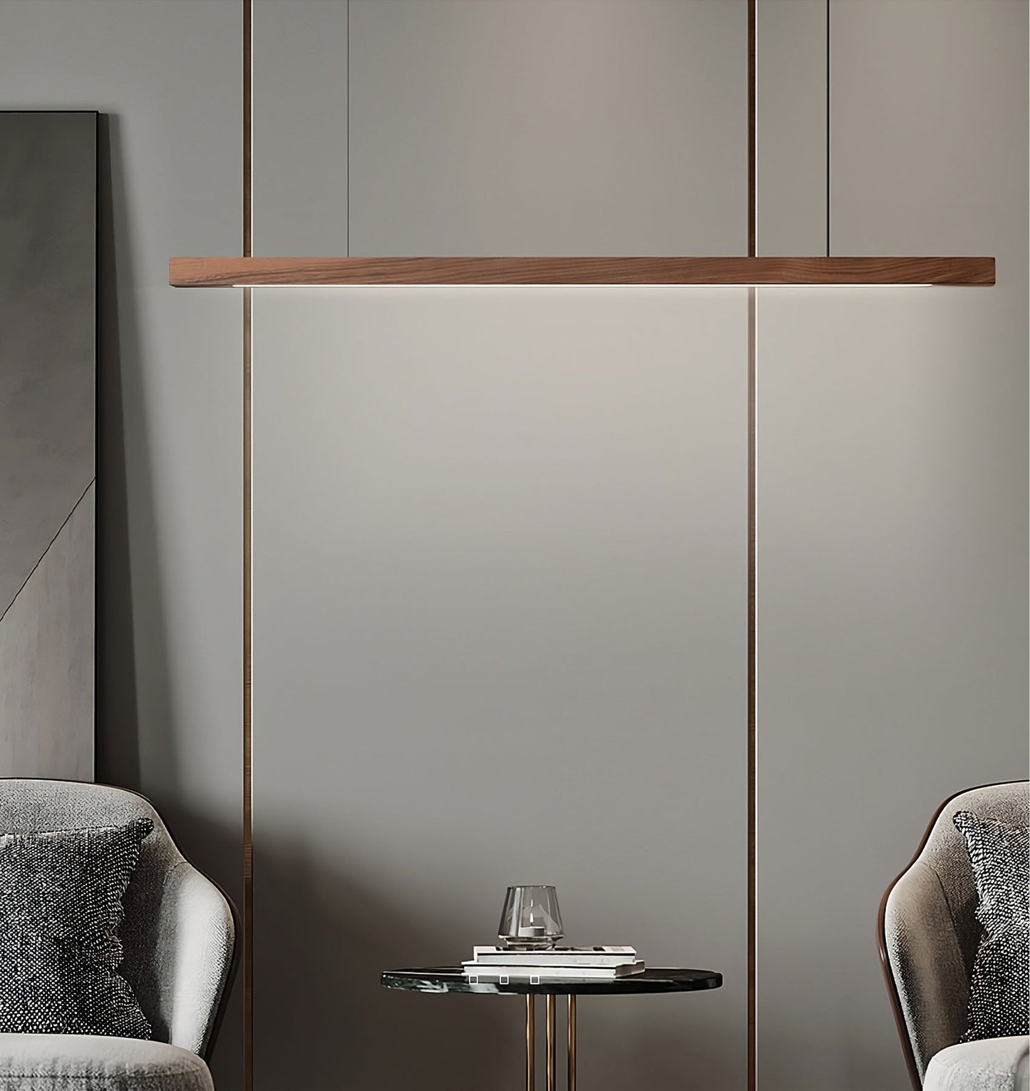 TRONCO Real Wood Pendant LED Light