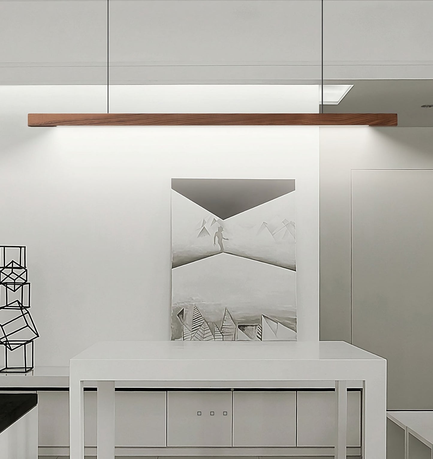 TRONCO Real Wood Pendant LED Light
