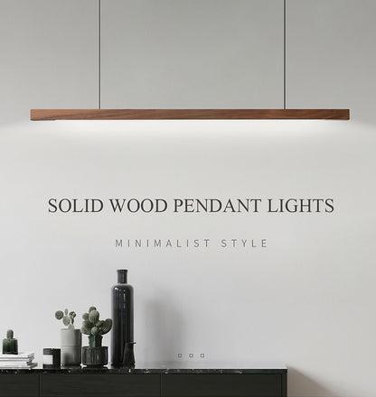 TRONCO Real Wood Pendant LED Light